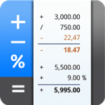 دانلود CalcTape Pro Tape Calculator 6.0.7 ماشین حساب حرفه ای اندروید