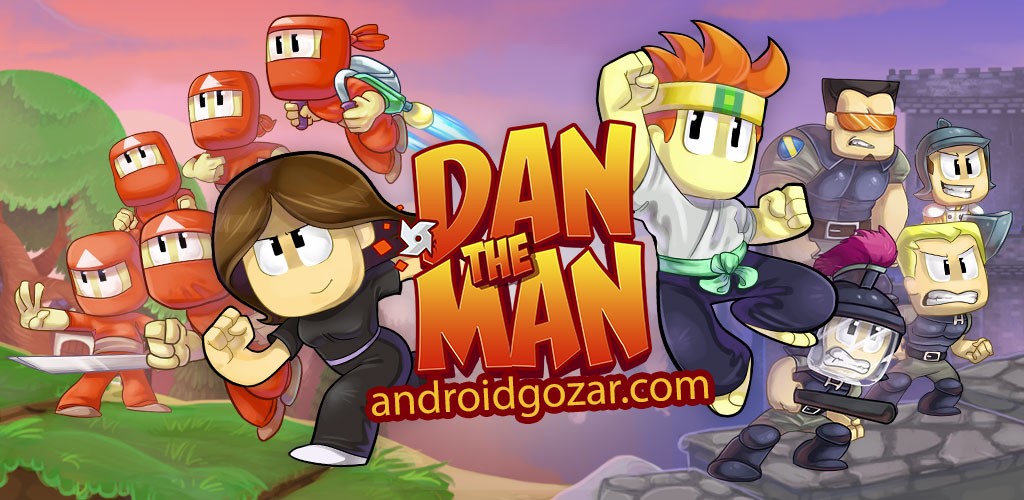 دانلود Dan The Man 1.10.42 – بازی اکشن جنگی اندروید + مود